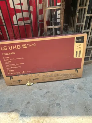 Modern LG 75-Inch Smart TV for Movies and Football
