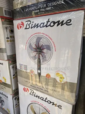 18inch Binatone Rechargeable Standing Fan With Warranty