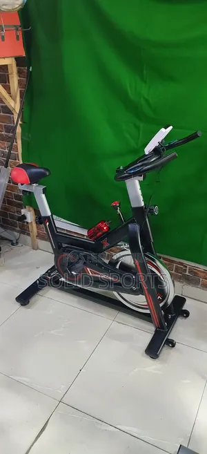 Red and Black Design Exercise Bike