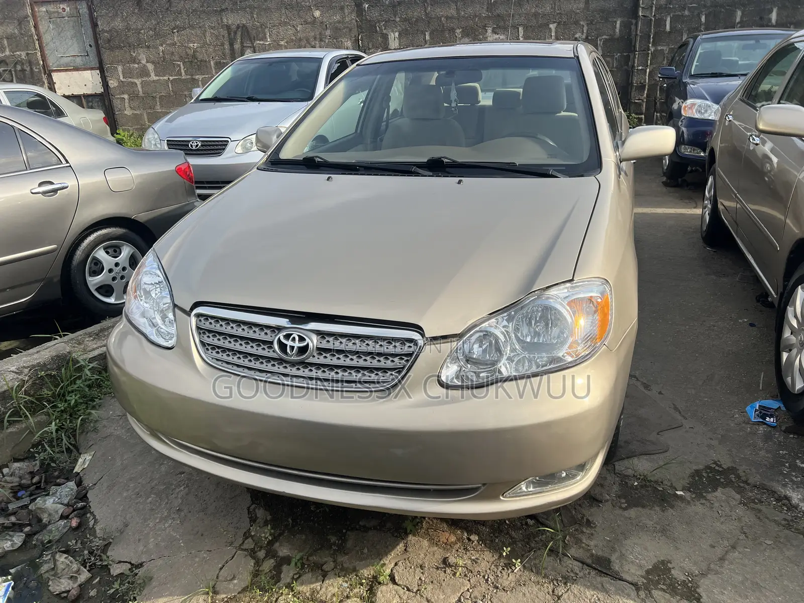Toyota Corolla 2006 Gold