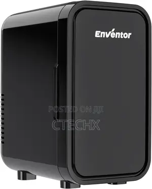 Enventor Mini Fridge, AC/DC Power . Cooler and Heaterr Supply, 6 L,