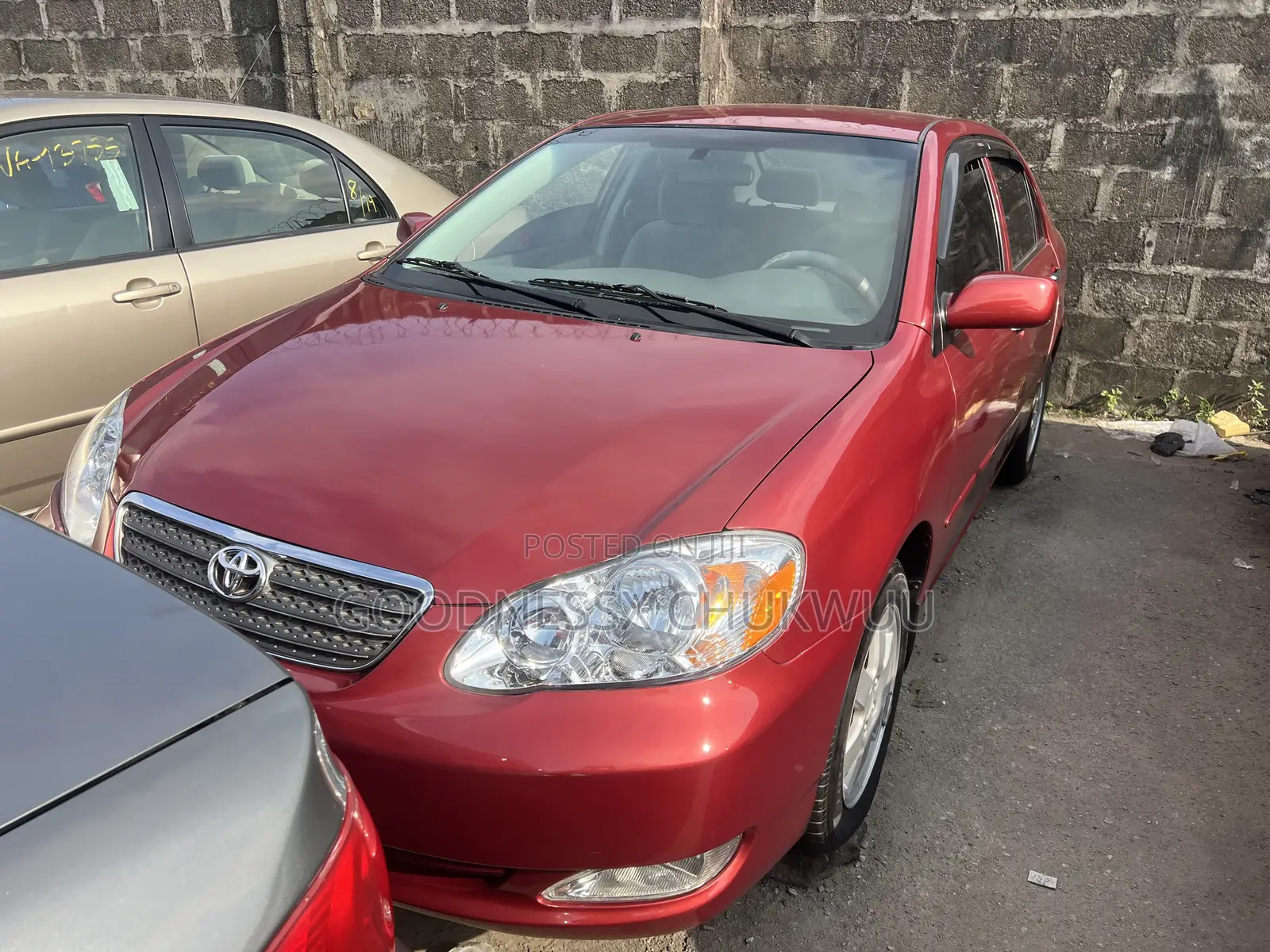 Toyota Corolla 2008 Red