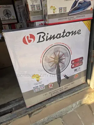 Buy Binatone RCF-1865 1.6m Rechargeable Standing Fan 18inch Today