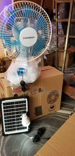 Charweek Solar Table Fan