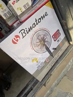 New in RCF-1865 1.6m Binatone Rechargeable Standing Fan 18inch