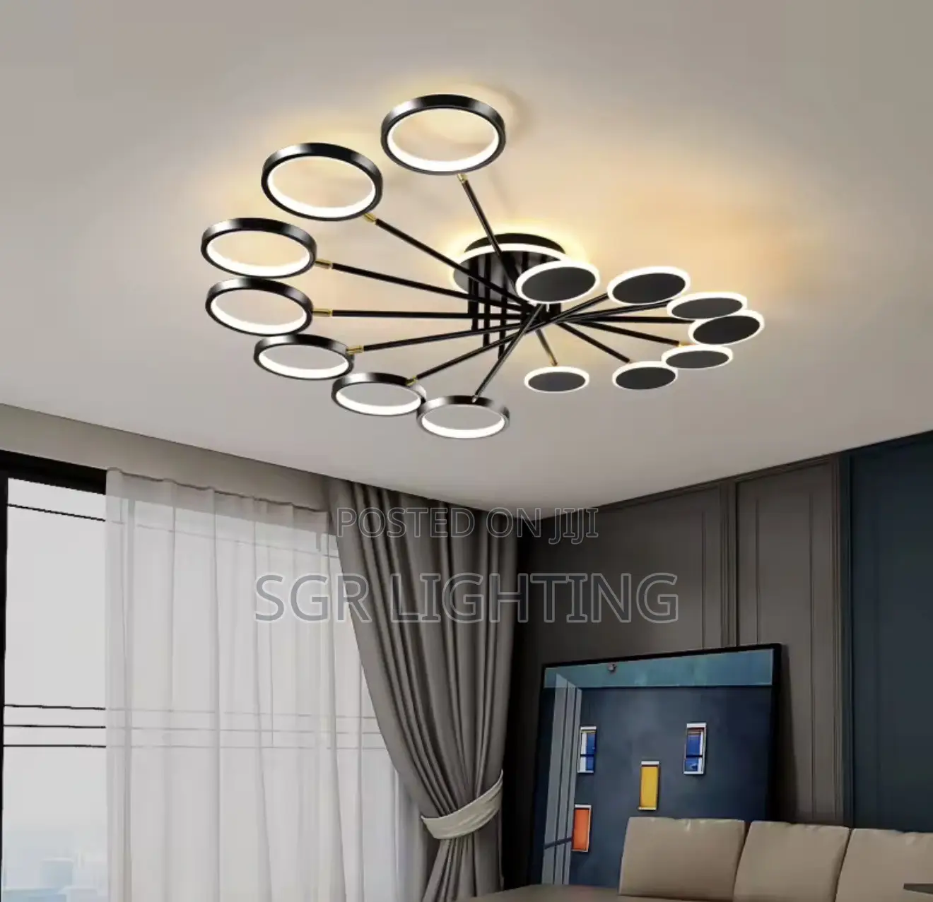 Nordic Minimalist Art Led Chandelier