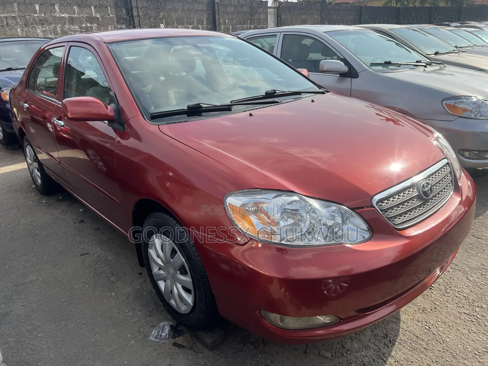 Toyota Corolla 2005 Red