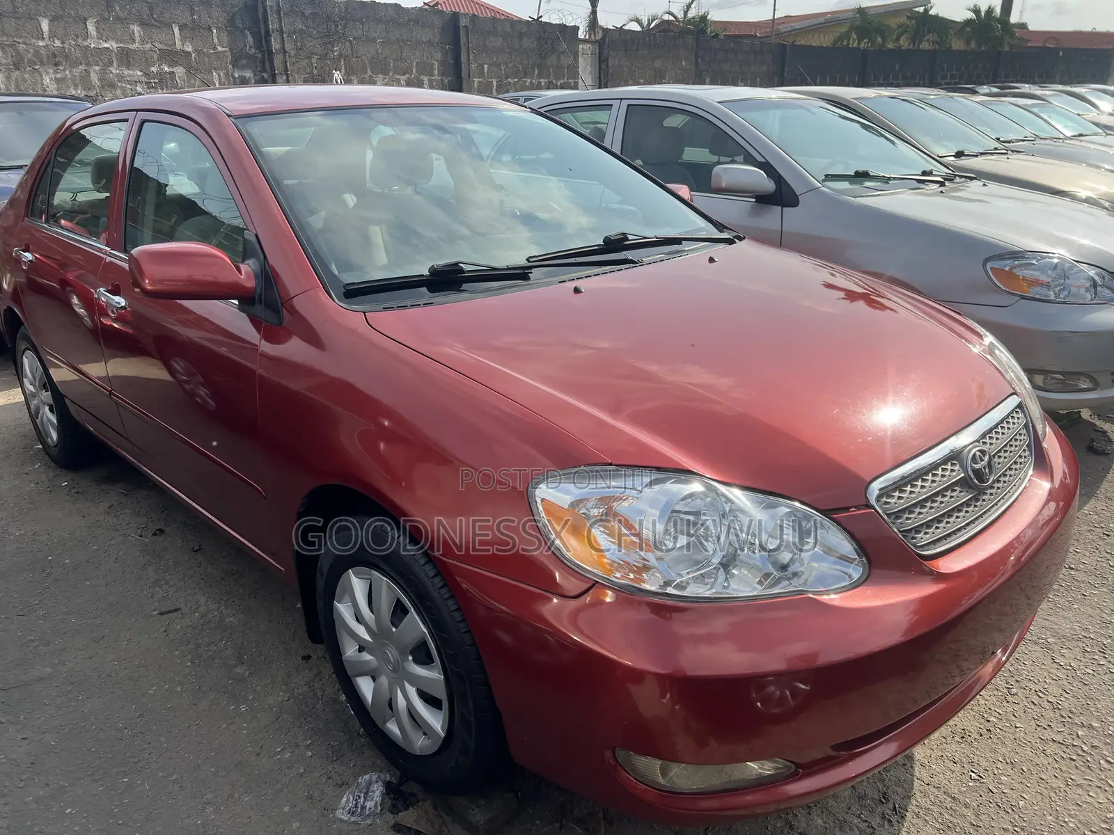Toyota Corolla 2005 Red