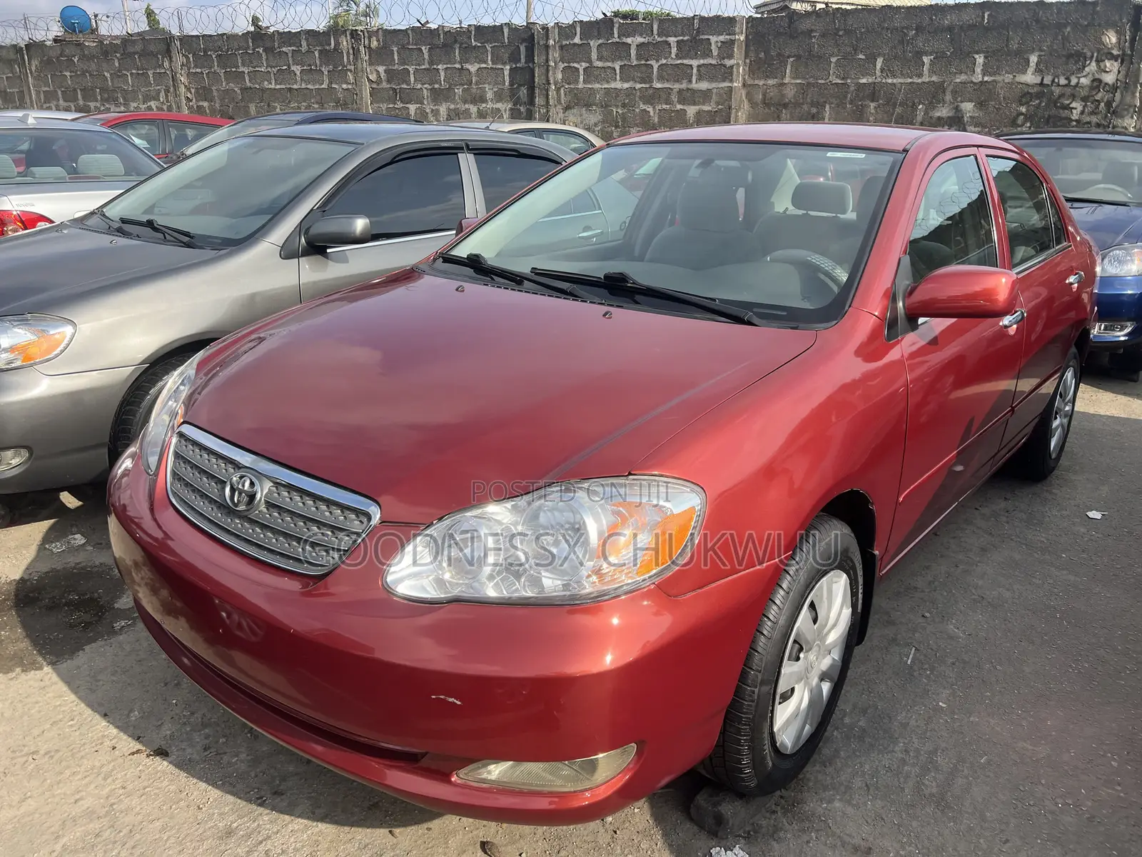 Toyota Corolla 2005 Red