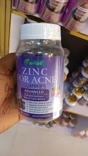 Biyode Zinc for Acne Gummies.