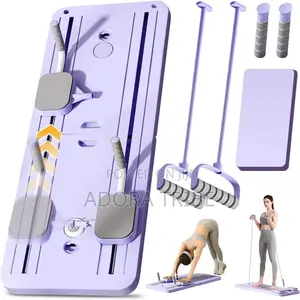 Multi-Functional Foldable Ab Trainer & Plank Support Board Set