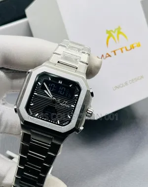 Matturi Double Time Chain Wristwatch