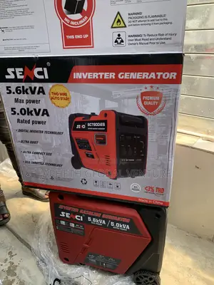 SENCI SC7800iES 5.6kVA Fuel-Efficient Generator With Two-Wire Auto