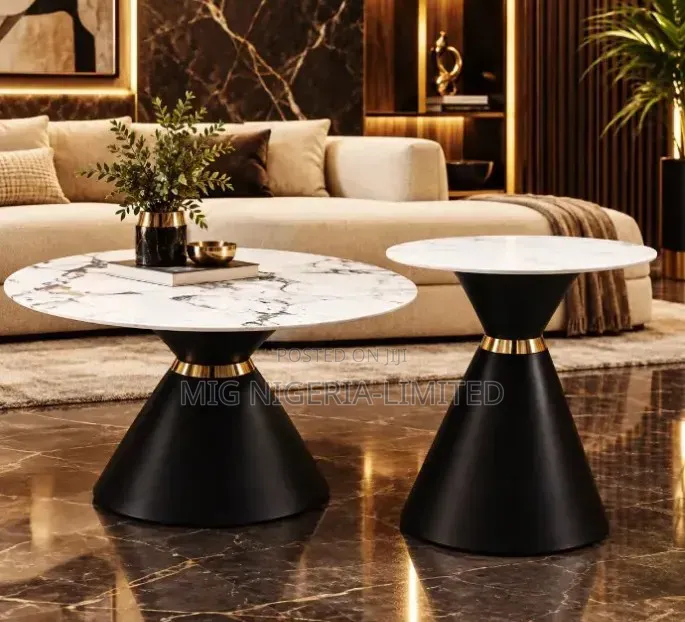 Mable Stone Centre Table Set 3pc