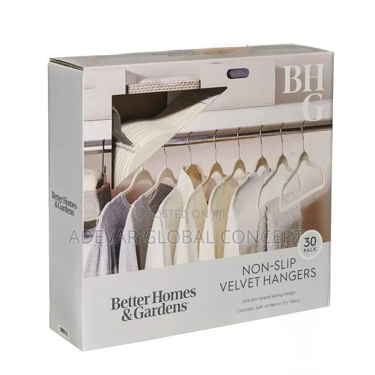 30pcs Pack Non Slip Velvet Hanger