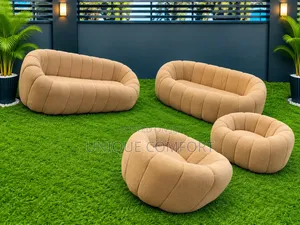 Brand New Complete Boucle Luxury Sofa Set (3,2,1,1,) Seaters