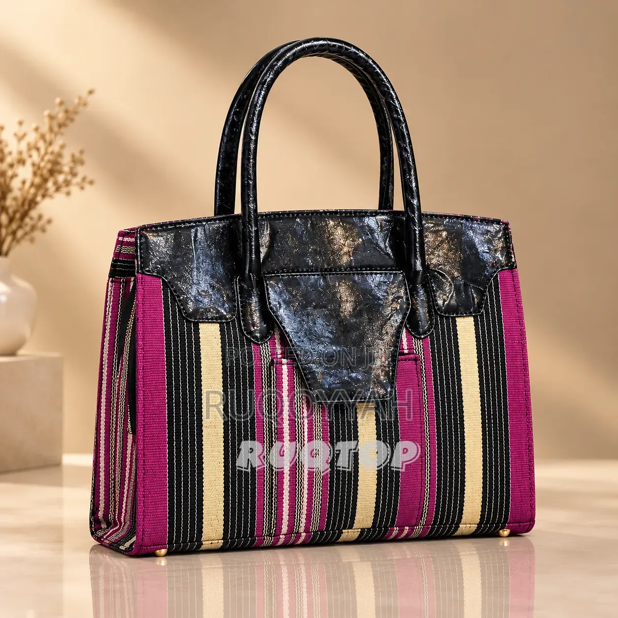 Aso-Oke Maxi Handbag