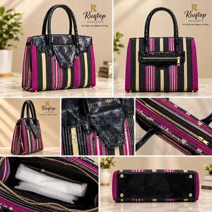 Aso-Oke Maxi Handbag