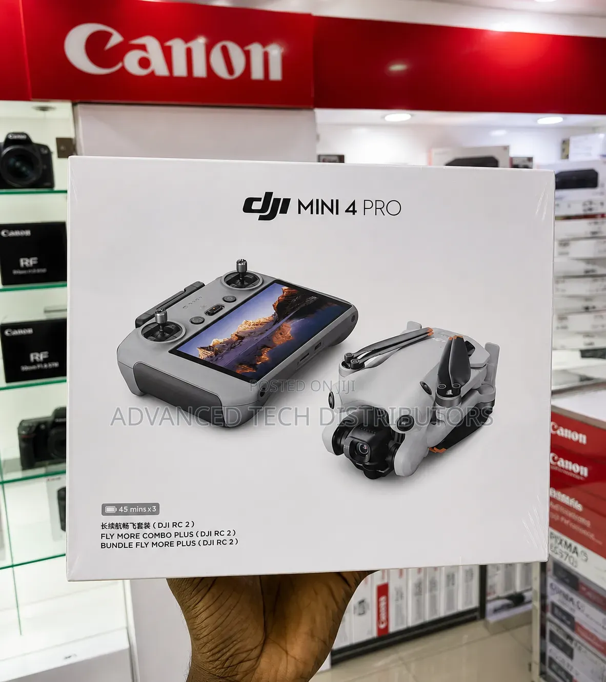 Dji Mini 4 Pro Fly More Combo Plus Bundle With Rc-2 Screen Controller
