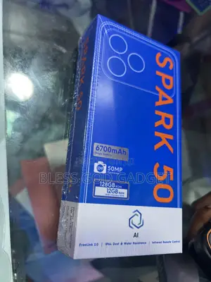 New Tecno Spark 50 128 GB Black