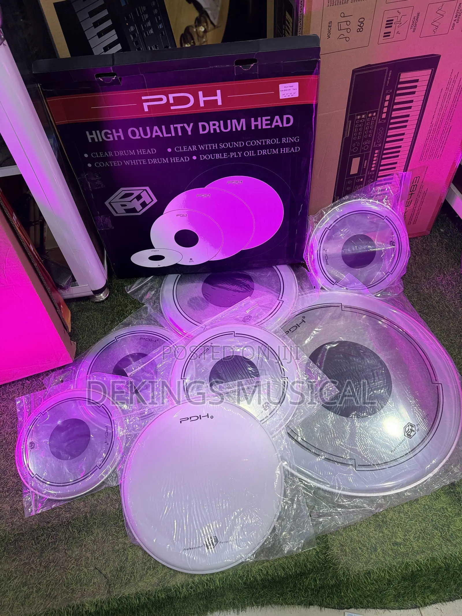 Professional PDH Drum Head or Velon 7set