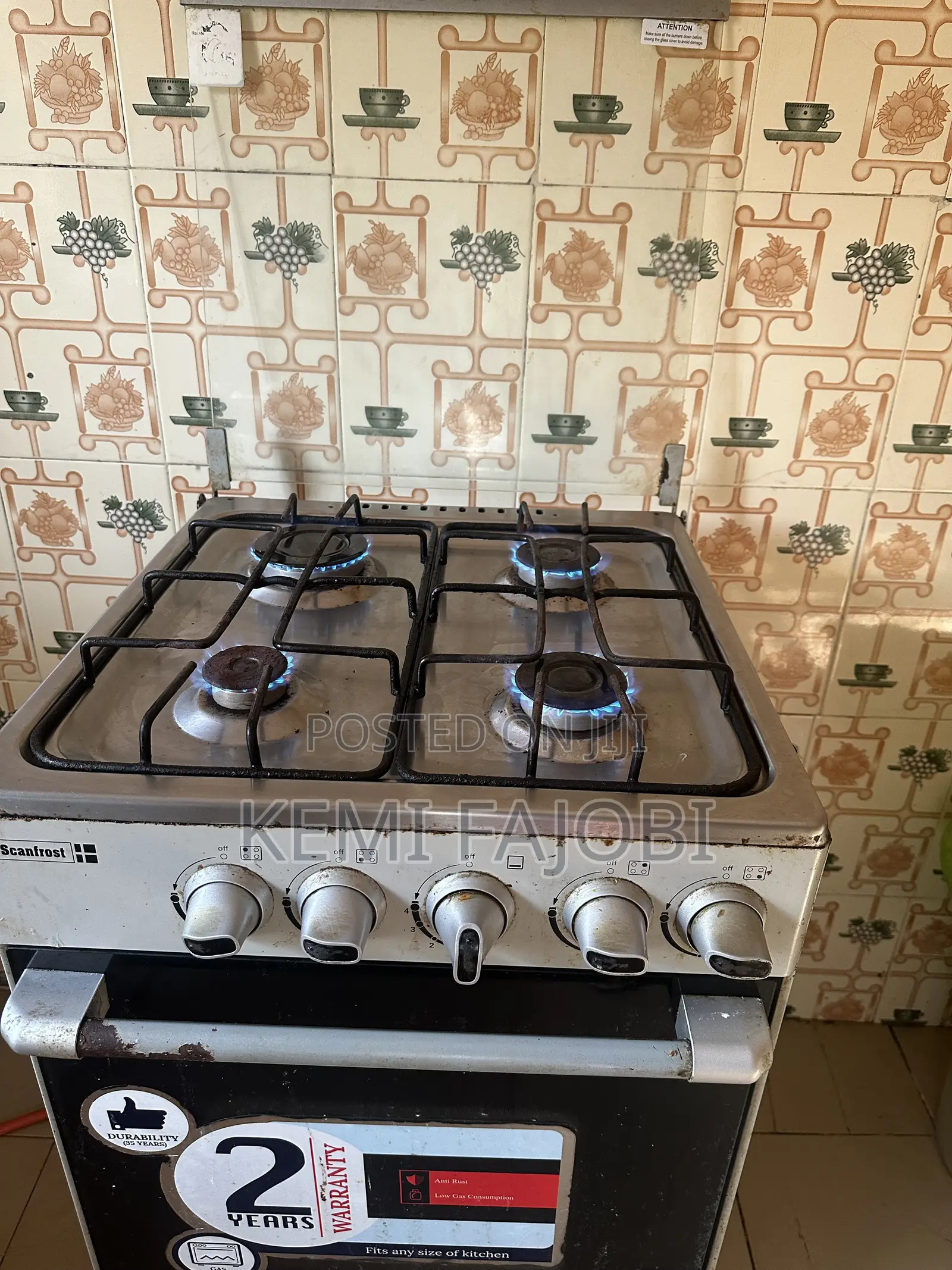 Standing Gas Cooker