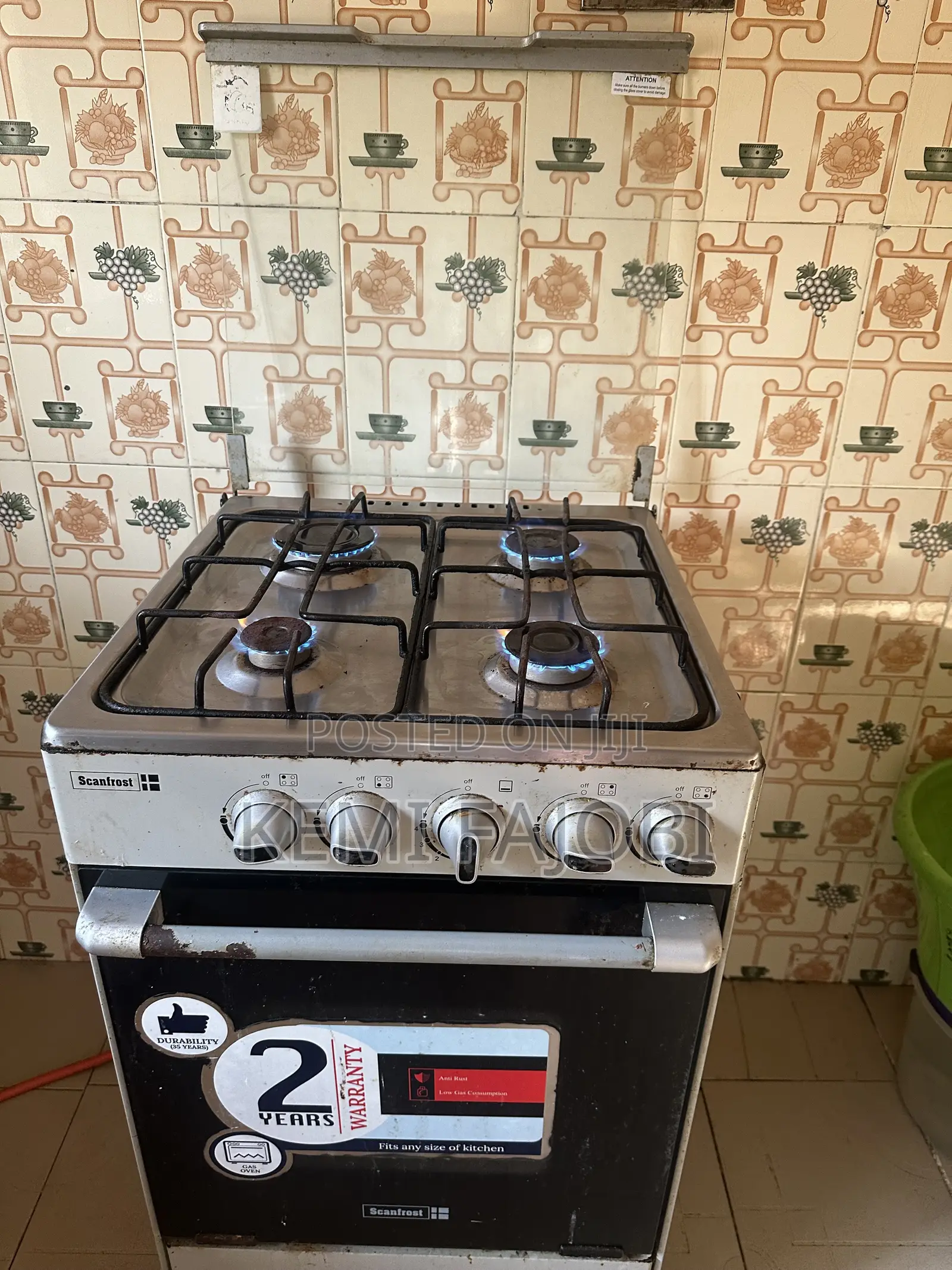 Standing Gas Cooker