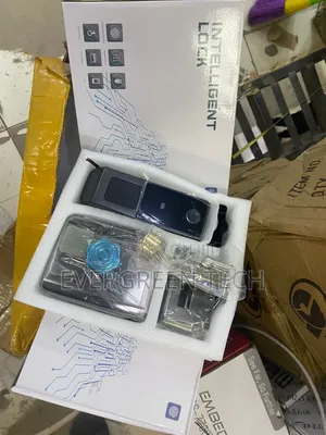 Jam Lock Gate With Tuya App and Fingerprint