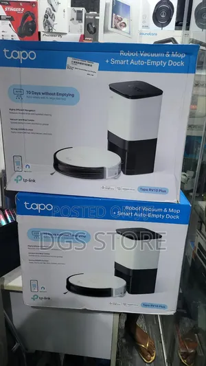 Tapo Rv10 Plus Robot Vacuum & Mop+ Smart Auto Empty Dock