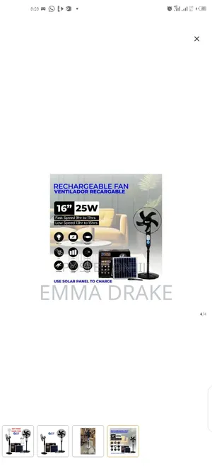 Solar Standing Fan