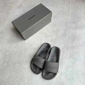 Balenciaga Tonal Logo Molded Pool Slides