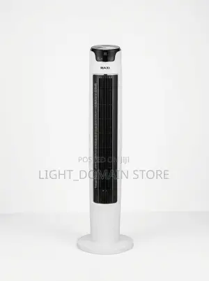 Maxi 44inch White Tower Fan Model Number:maxif An10-16ar