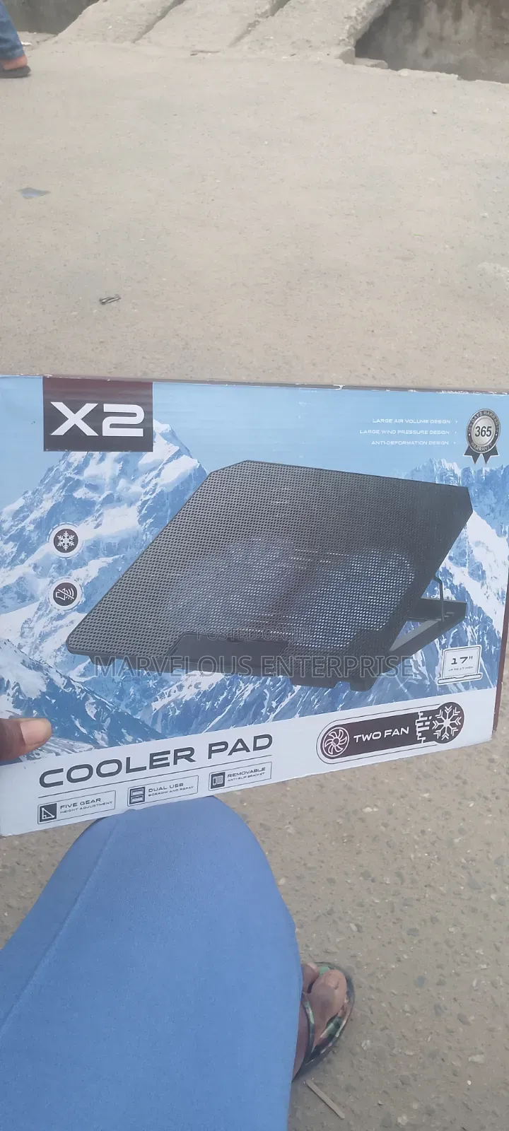 Cooler Pad X2 Adjustable Laptop Stand