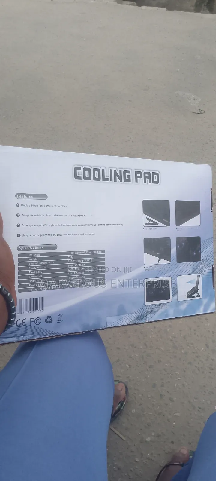 Cooler Pad X2 Adjustable Laptop Stand
