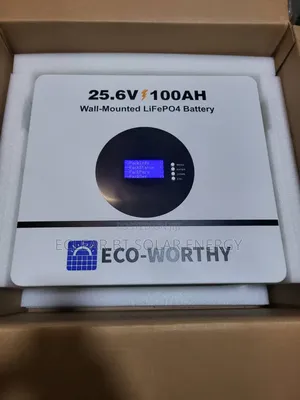 Eco-Worthy 25.6V 100Ah (2.5kWh) Wall-Mounted LiFePO4 Lithium Battery
