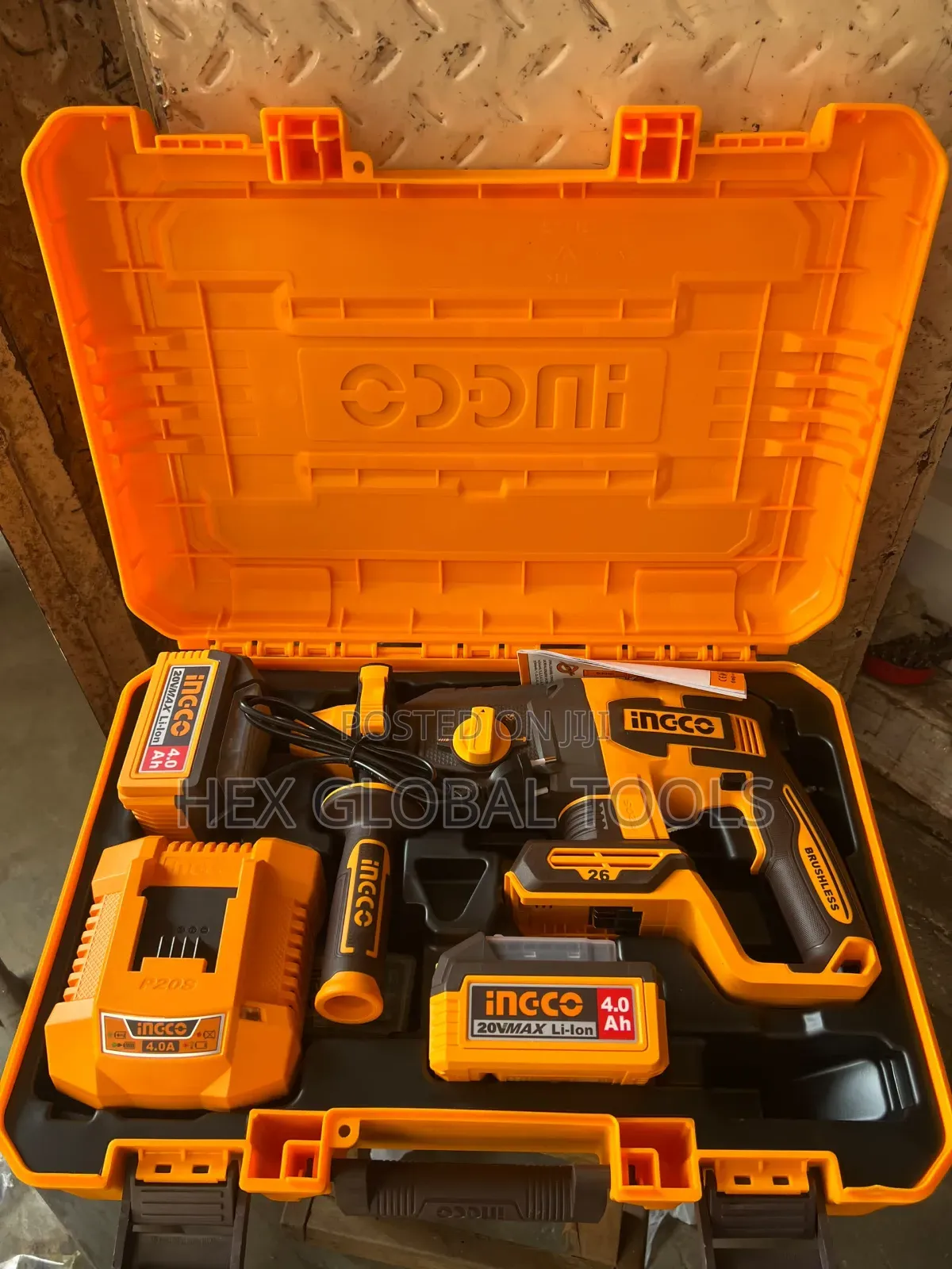26mm Ingco Cordless Rotary Hammer