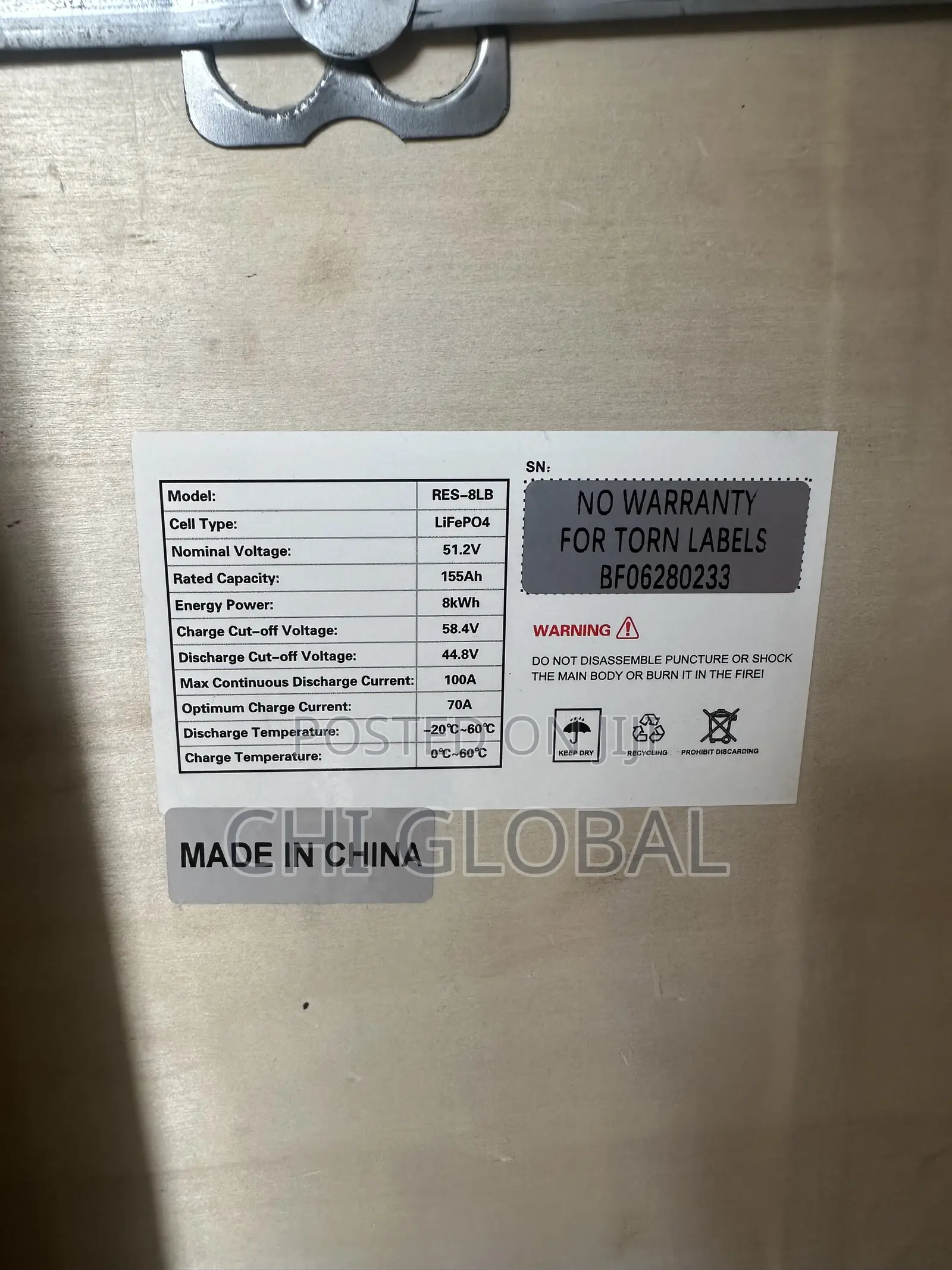 Hyper Power 8kwh 48v Lithium Battery