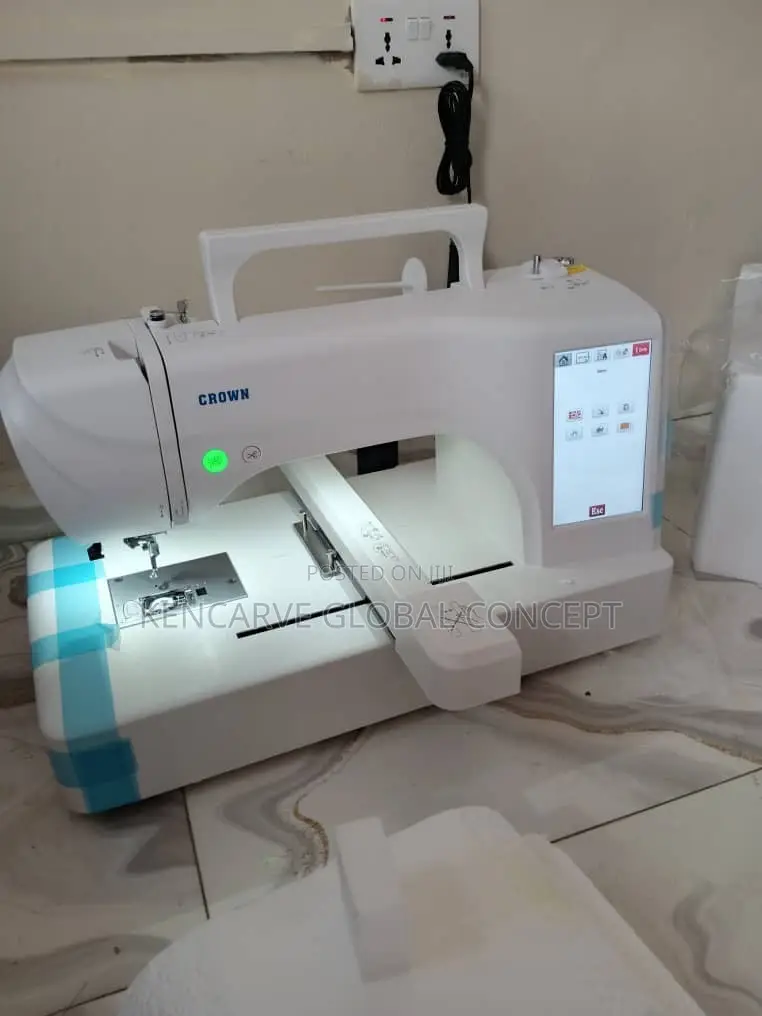 CROWN ES6 Computerized Embroidery Machine!