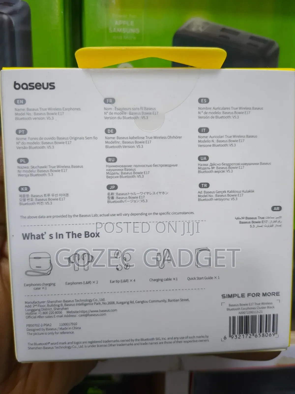 Baseus Bowie E-17 Wireless Earbuds