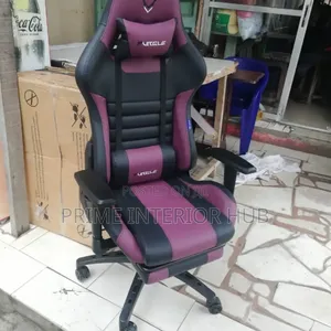 Purple & Black Gaming Chair – Comfortable Ergonomic Racing Style
