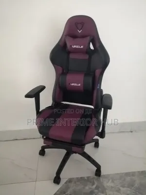 Purple & Black Gaming Chair.