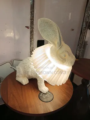 Modern Lighting Interior Decor Rabbit Design Table Lamp Bedside LED