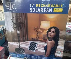16” Rechargeable Solar Fan