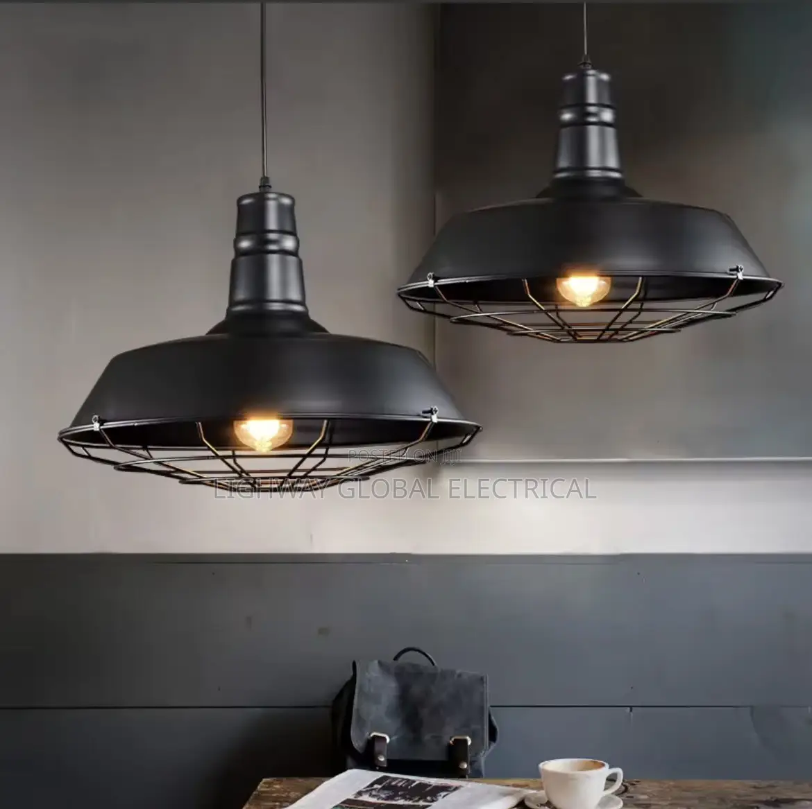 American Loft Industrial Retro Wrought Iron Creative Pendant Light