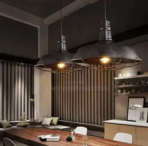 American Loft Industrial Retro Wrought Iron Creative Pendant Light