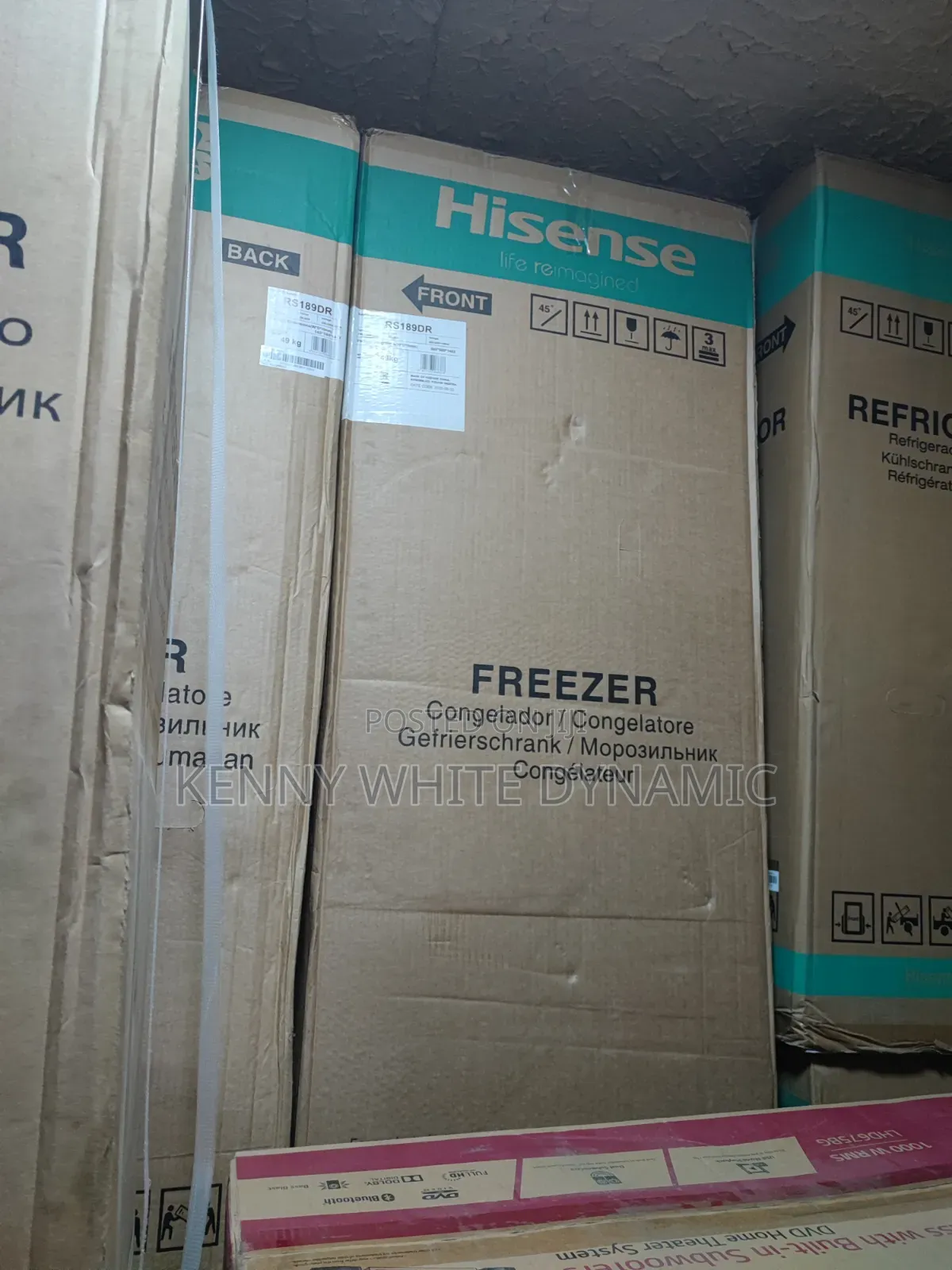 Hisense Upright Freezer 6steps Model 189