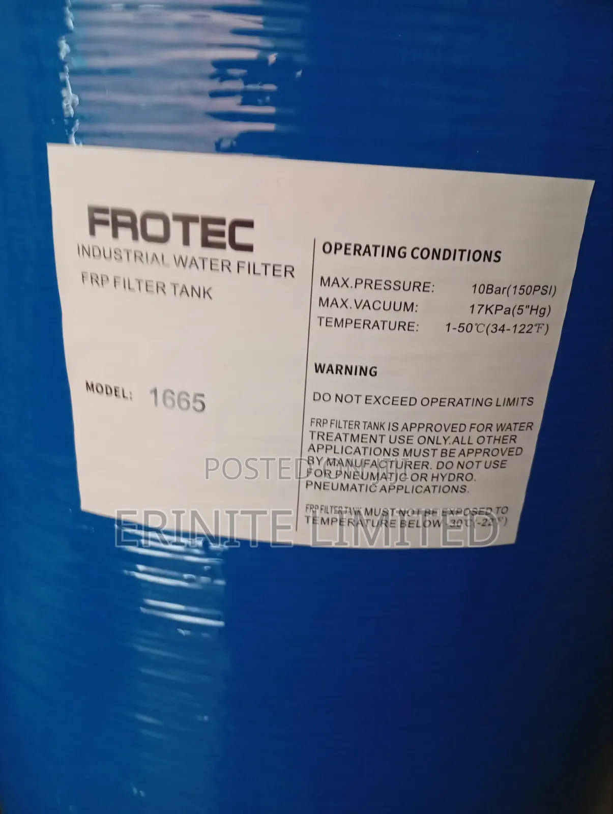 1665 Fiber Tank