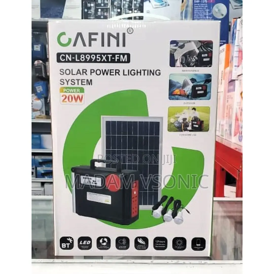 Cafini Solar Power Lighting System CN-L8995XT-FM
