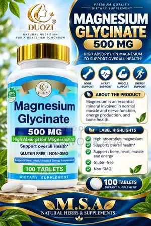 Douzi Magnesium Glycinate 500mg Tablet