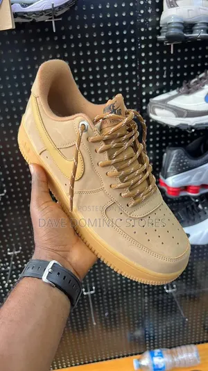 Nike Air Force 1 '07 WB in the Flax / Wheat / Gum Light Brown Colorway